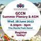 GCCN Summer Plenary and AGM – June 2023
